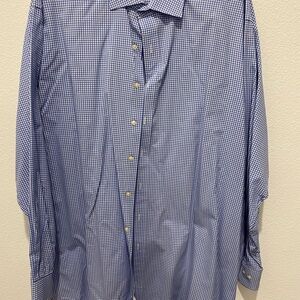 Men's Blue Checkered Shirt